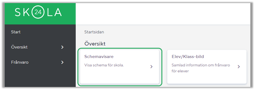 Se frånvaro i Skola24 - Startsida