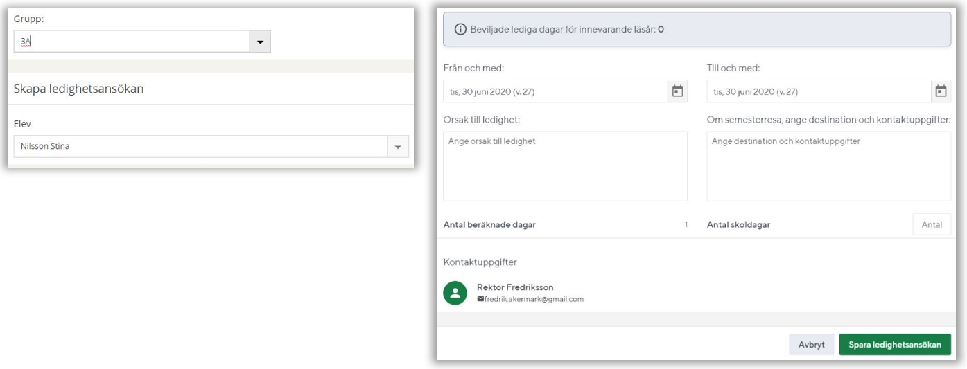 Skola24 - Börja med digital ledighetsansökan - skippa