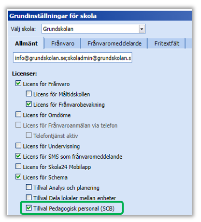 Schema och Skola24 - Birger Sjöberggymnasiet