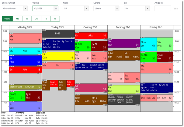 Skola24 - Schema  Kalmarsunds gymnasieförbund