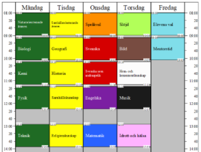 Skola 24 - Support - Färgschema